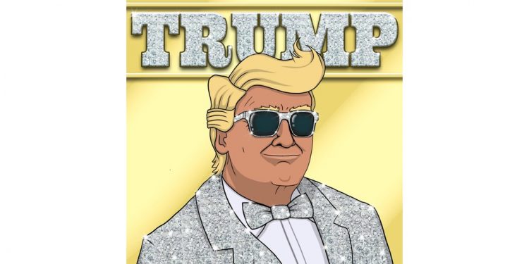 CryptoTRUMP Club – Drop 2, Continues Iconic Limited-Edition NFT Collection, Available Now Exclusively on DeepRedSky Marketplace (Powered by Parler)