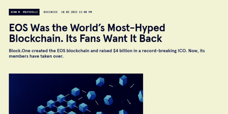 EOS 2022 A Year in Review Part II – EOS Strides – Bywire Blockchain News