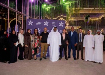 Dhahab Sports and Al Matiya directors meet at DHCC Suhur 2023.