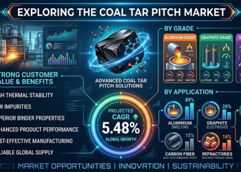 The Dark Material Powering Aluminum, Electrodes, and the Clean Energy Economy: Inside the Global Coal Tar Pitch Market’s Rise to USD 7,851.29 Million by 2035